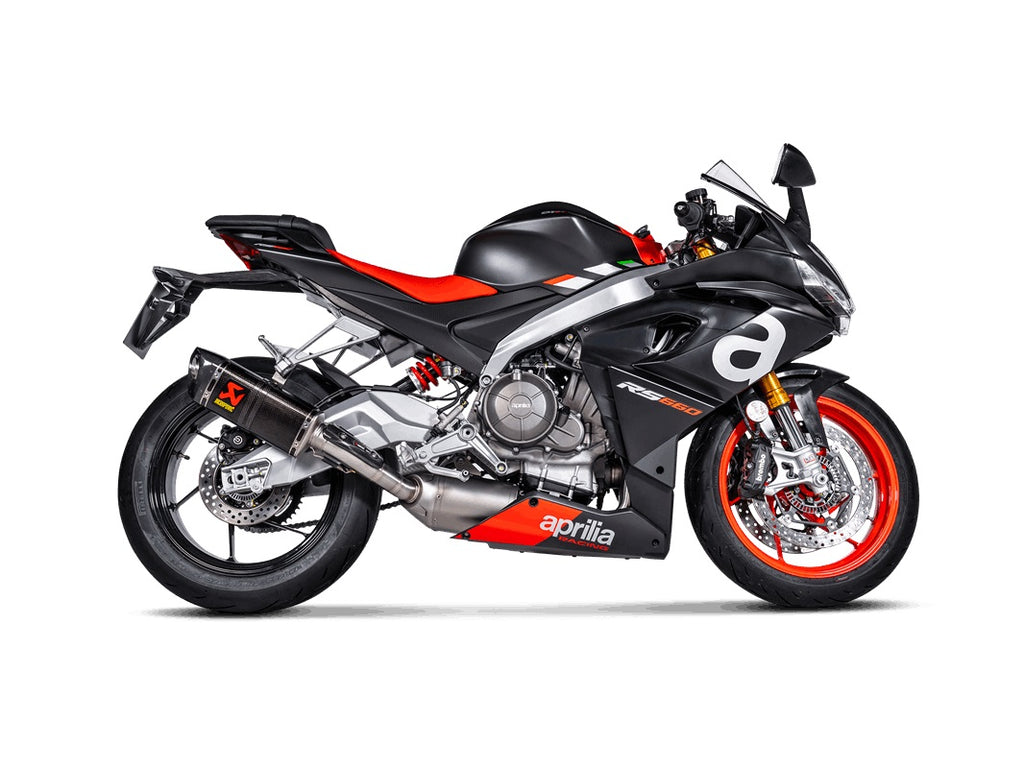 Akrapovic Carbon Silencer Road legal 2-1 Full System - Road Legal – Aprilia RS660 / Factory 2020–2024 / Aprilia Tuono 660 / Factory 2021–2024