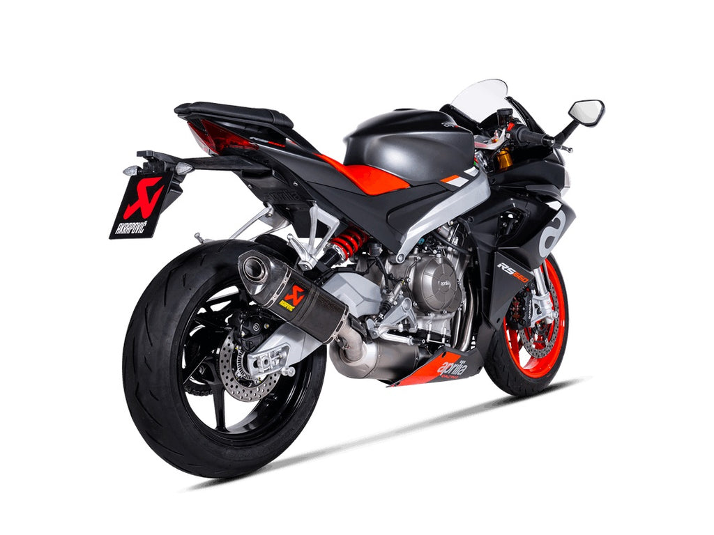 Akrapovic Carbon Silencer Road legal 2-1 Full System - Road Legal – Aprilia RS660 / Factory 2020–2024 / Aprilia Tuono 660 / Factory 2021–2024