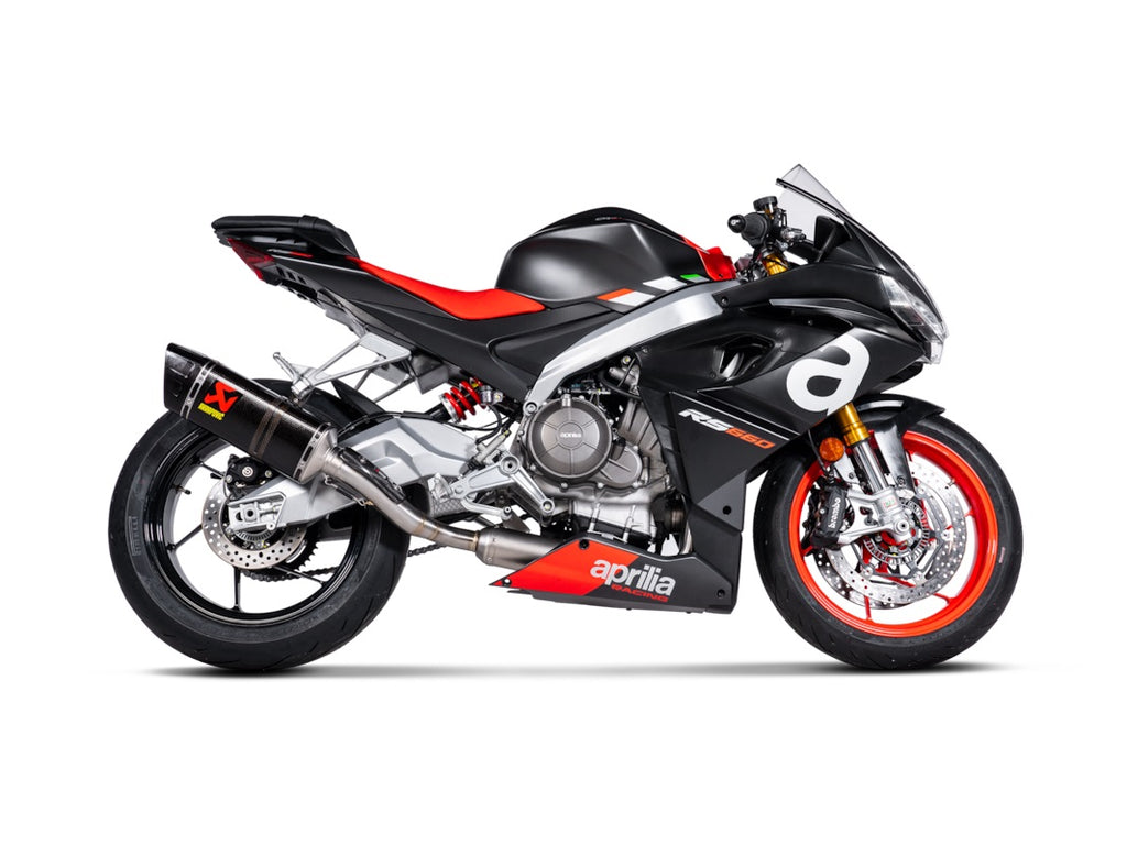 Akrapovic Carbon Silencer Racing 2-1 Full System - Race – Aprilia RS660 / Factory 2021–2025 / Aprilia Tuono 660 / Factory 2021–2026