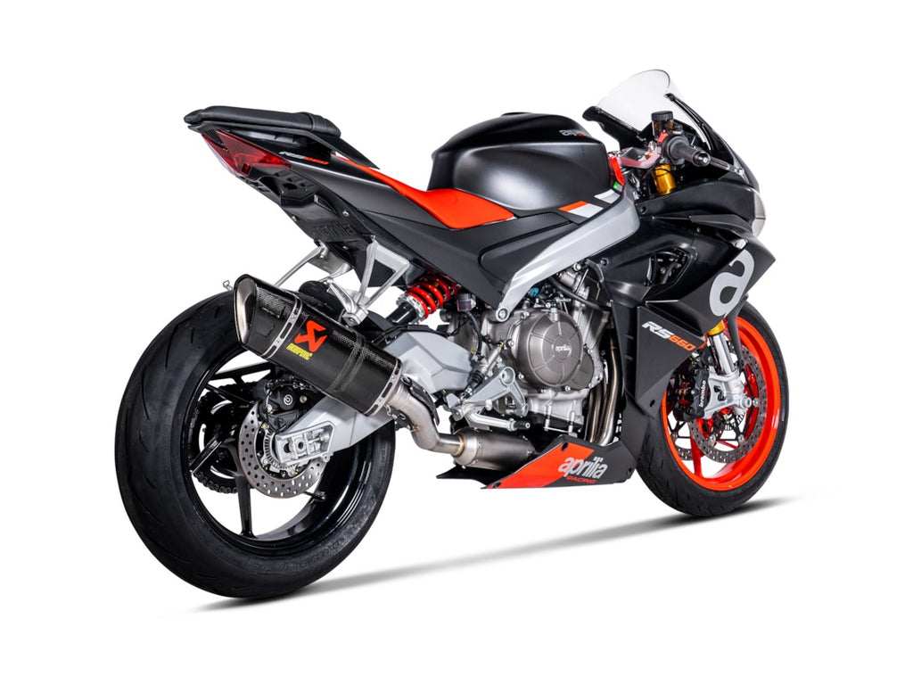Akrapovic Carbon Silencer Racing 2-1 Full System - Race – Aprilia RS660 / Factory 2021–2025 / Aprilia Tuono 660 / Factory 2021–2026