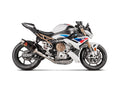 Akrapovic Full System (Carbon Silencer & Titanium Headers) - Race (Optional Baffle Available) – BMW M1000R Naked 2023–2026 / BMW S1000R Naked 2021–2026