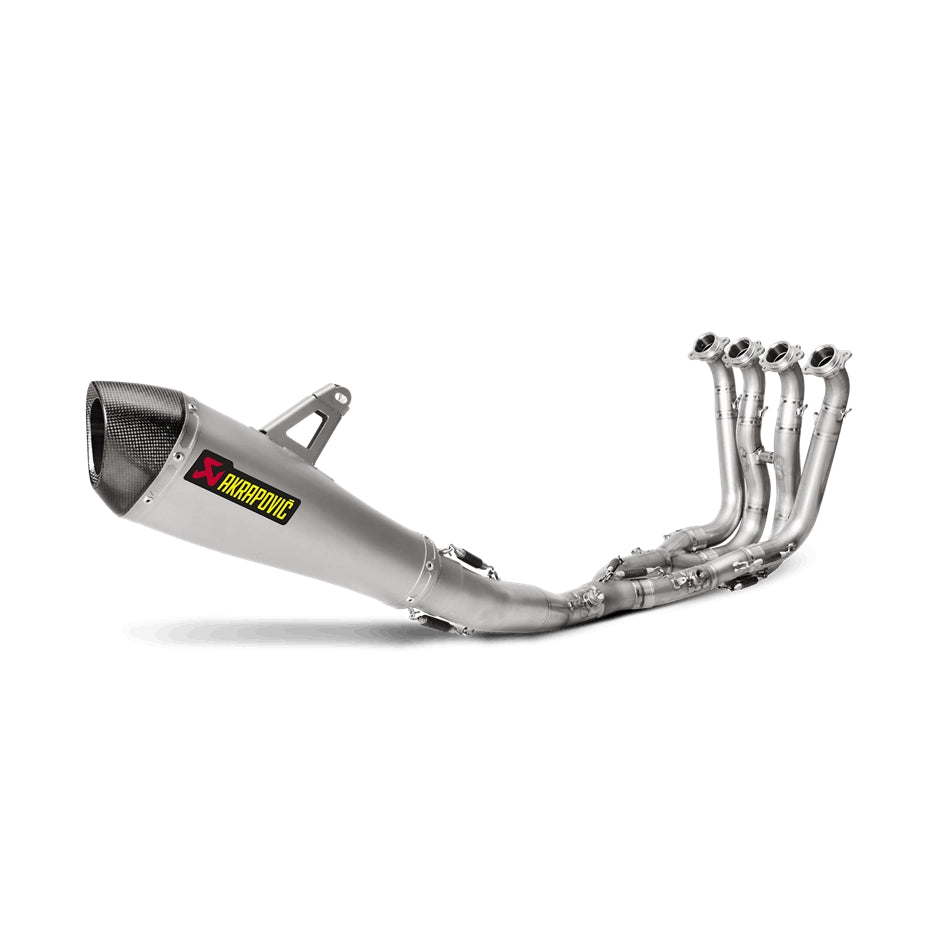 Akrapovic Titanium Silencer Complete Stainless 4-2-1 System - Conical - Race Optional Baffle Available – BMW S1000RR 2015–2016 / BMW S1000RR 2017–2018