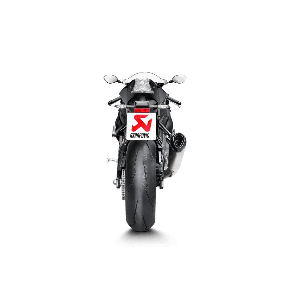 Akrapovic Titanium Silencer Complete Stainless 4-2-1 System - Conical - Race Optional Baffle Available – BMW S1000RR 2015–2016 / BMW S1000RR 2017–2018