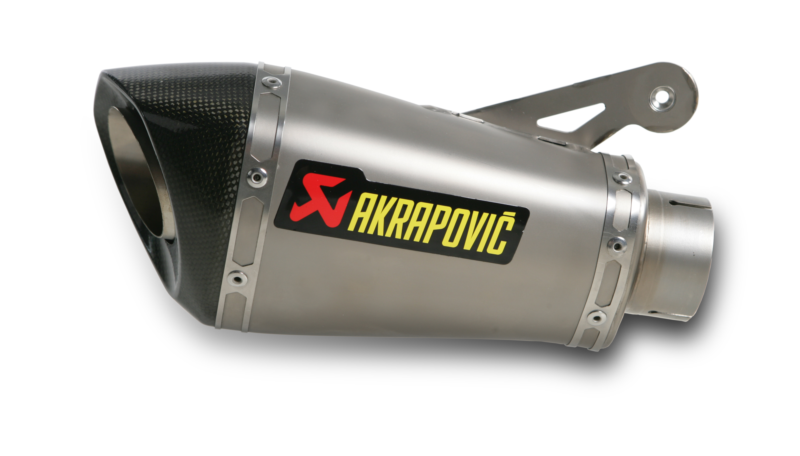 Akrapovic Titanium Silencer Slip-On Kit (With Carbon Heat Shield) - Conical - Road Legal – BMW S1000R Naked 2014–2016 / BMW S1000RR 2010–2014