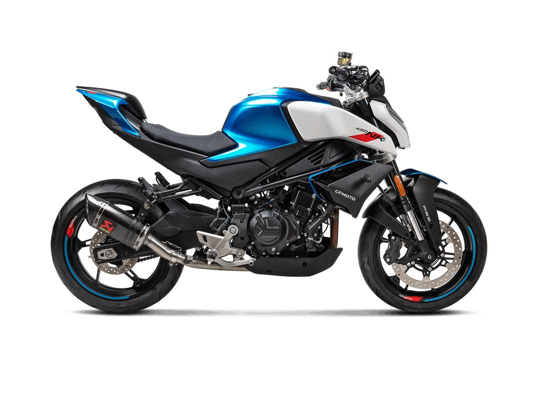 Akrapovic Carbon Silencer Slip-On Kit - Race – CFMoto 450 SR-S 2023–2024