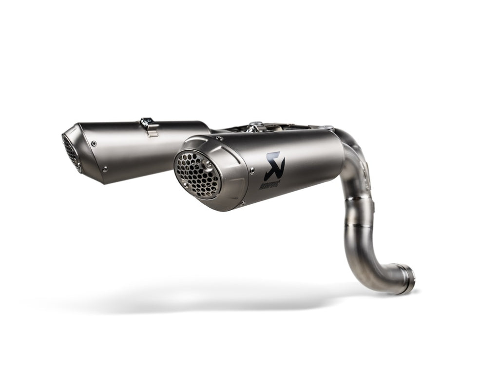 Akrapovic Twin Titanium Silencer Slip-On Kit - Road Legal – Ducati Panigale V2 2025–2026 / Ducati Streetfighter V2 2025–2026