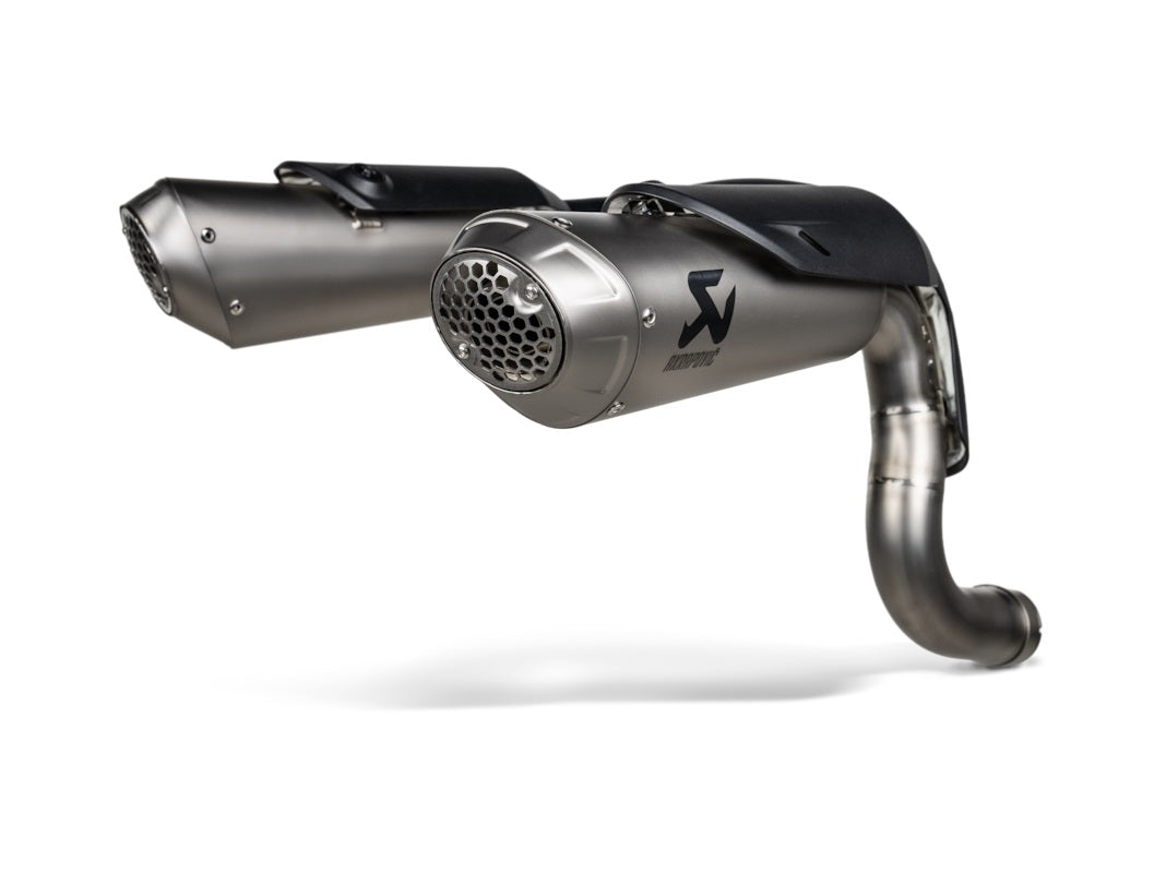 Akrapovic Twin Titanium Silencer Slip-On Kit - Road Legal – Ducati Panigale V2 2025–2026 / Ducati Streetfighter V2 2025–2026