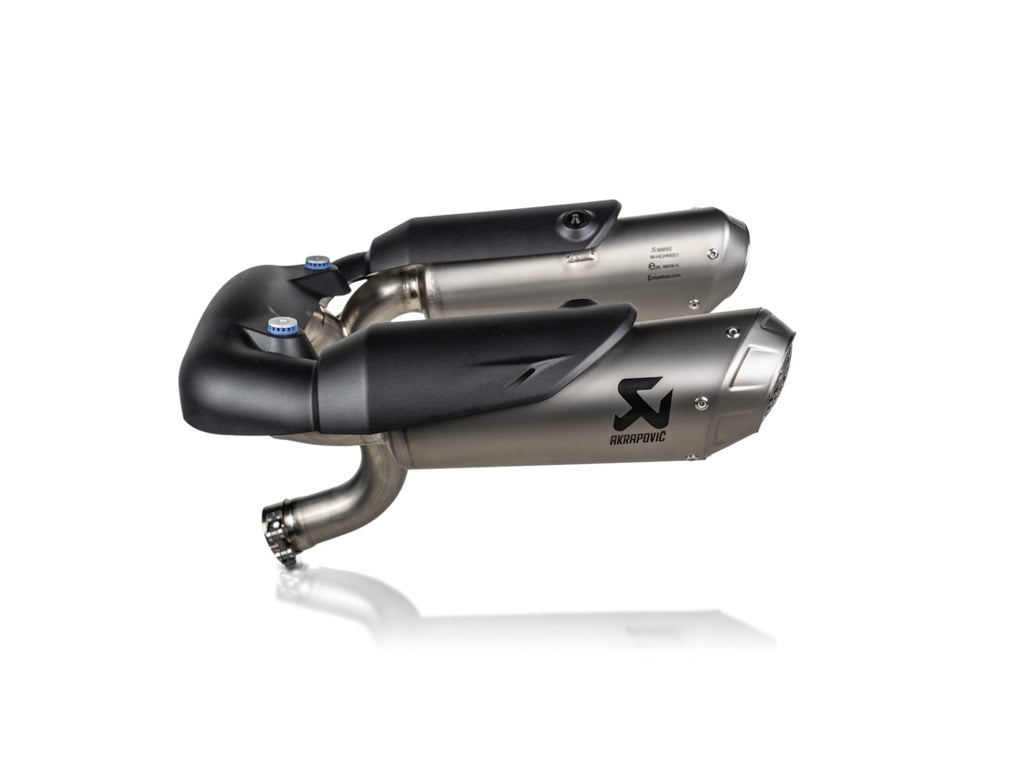Akrapovic Twin Titanium Silencer Slip-On Kit - Road Legal – Ducati Panigale V2 2025–2026 / Ducati Streetfighter V2 2025–2026