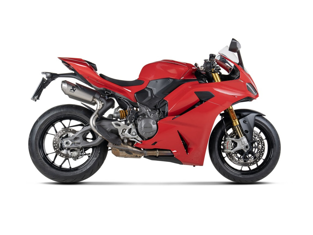 Akrapovic Twin Titanium Silencer Slip-On Kit - Road Legal – Ducati Panigale V2 2025–2026 / Ducati Streetfighter V2 2025–2026