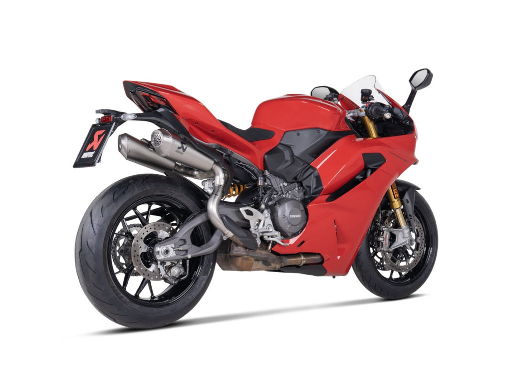 Akrapovic Twin Titanium Silencer Slip-On Kit - Road Legal – Ducati Panigale V2 2025–2026 / Ducati Streetfighter V2 2025–2026