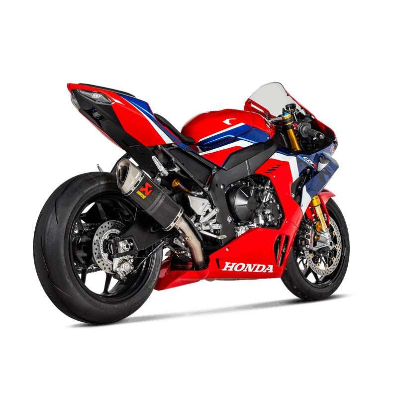 Akrapovic Carbon Silencer Slip-On Kit - WSBK Style With Titanium End Cap - Race – Honda CBR1000RR Fireblade 2020–2023
