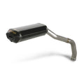 Akrapovic Carbon Silencer Slip-On Kit (With Titanium Link Pipe) - Hexagonal - Road Legal Removable Baffle – Honda CBR1000RR Fireblade 2006–2007