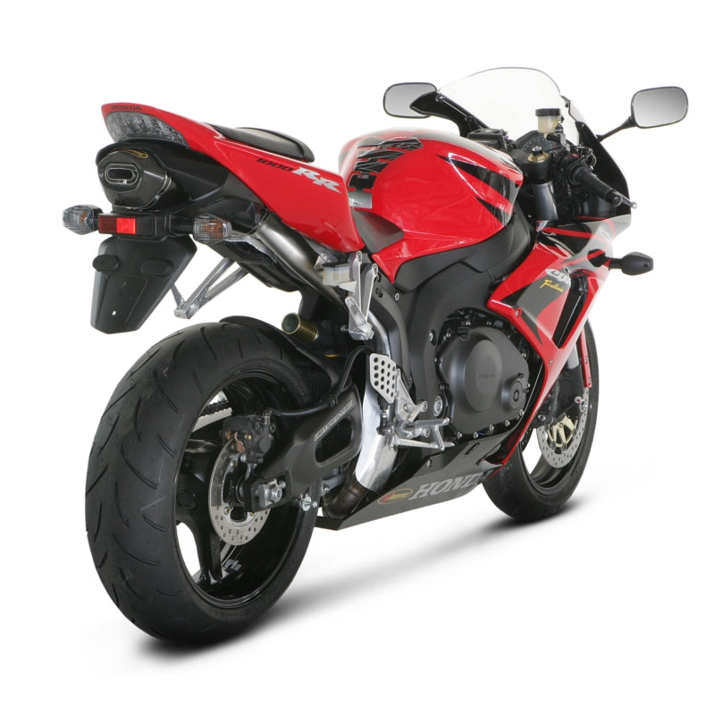 Akrapovic Carbon Silencer Slip-On Kit (With Titanium Link Pipe) - Hexagonal - Road Legal Removable Baffle – Honda CBR1000RR Fireblade 2006–2007