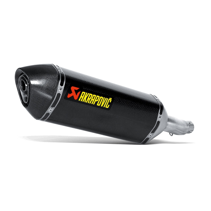 Akrapovic Carbon Silencer Slip-On Kit  - Hexagonal - Race Removable Baffle – Honda CBR300R 2014–2021