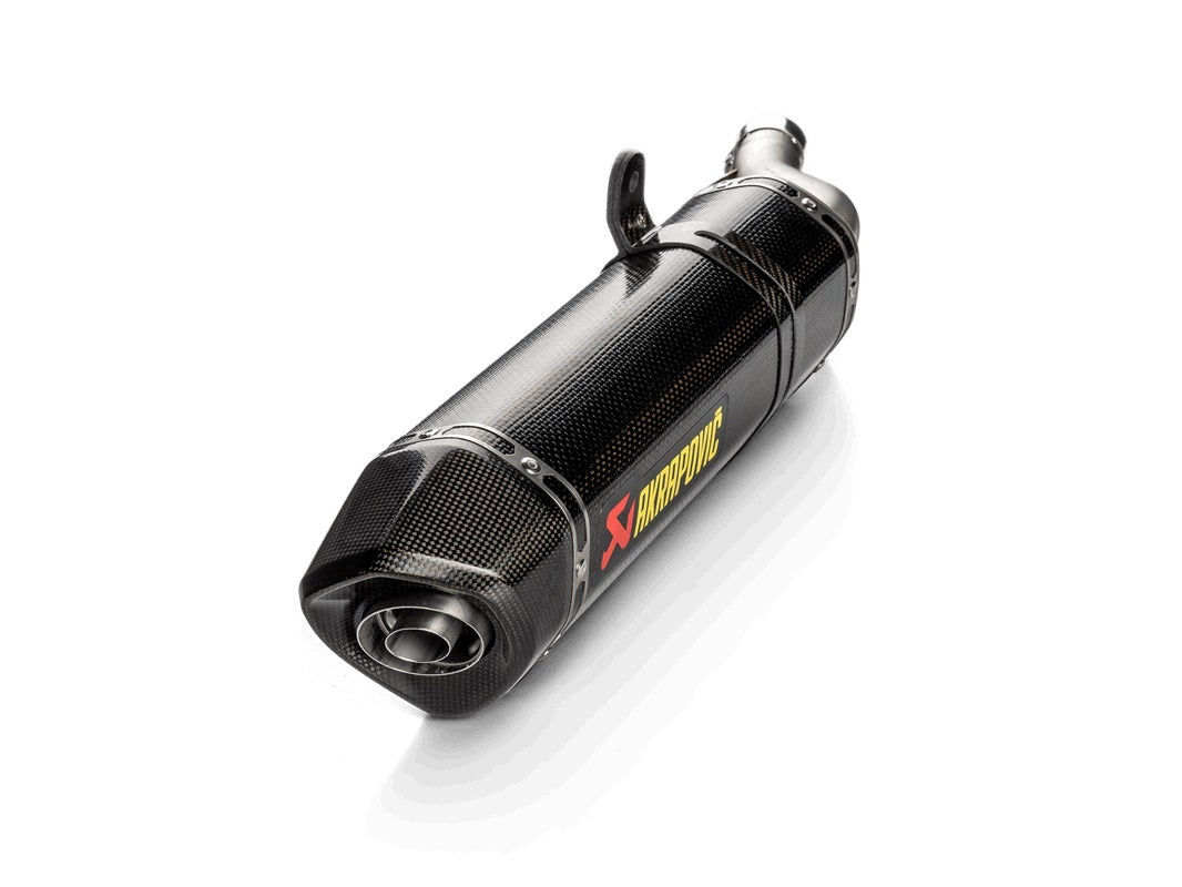 Akrapovic Carbon Silencer Slip-On Kit  - Hexagonal - Road Legal – Honda CBR500R 2016–2018 / Honda CBR500R 2019