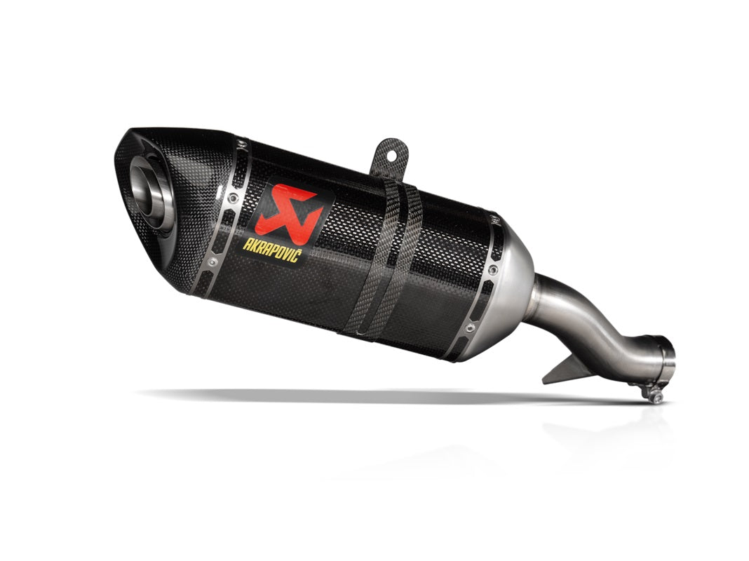 Akrapovic Carbon Silencer Slip-On Kit - Road Legal – Honda CBR500R 2020–2026