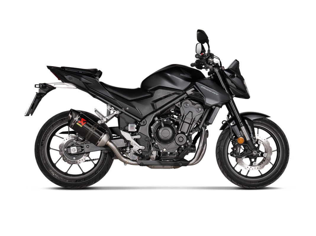 Akrapovic Carbon Silencer Slip-On Kit - Road Legal – Honda CBR500R 2020–2026