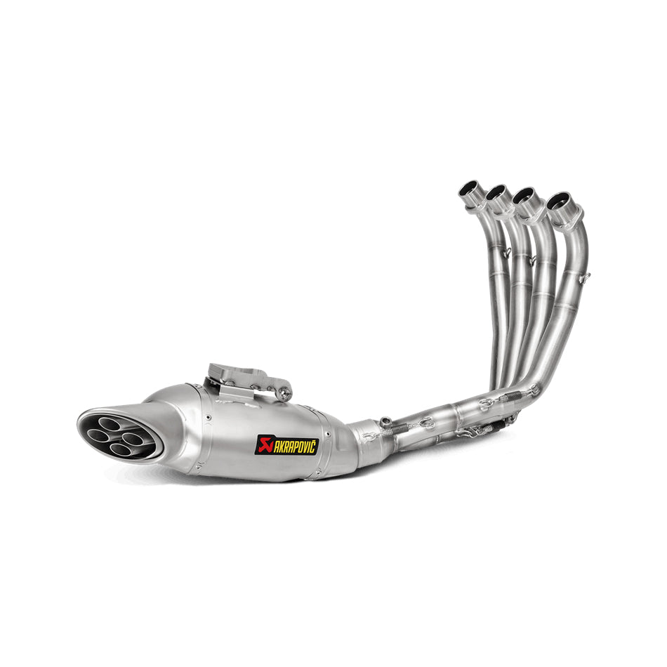 Akrapovic Titanium Silencer Complete 4-1 System - Removable Baffle – Honda CB650R Neo Sports Café 2019–2021 / Honda CBR650F 2014–2016 / …