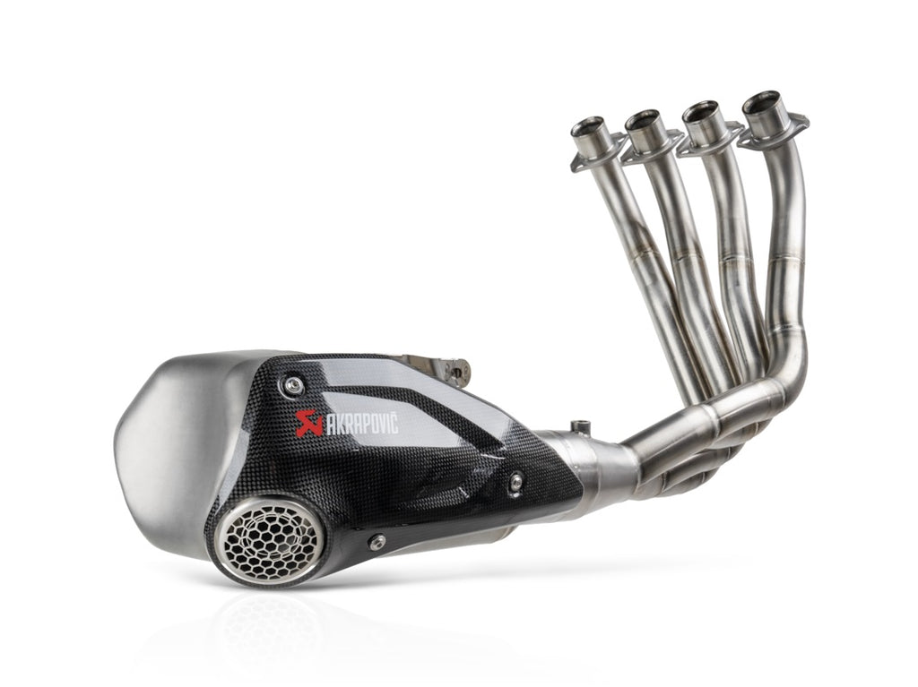 Akrapovic Underbelly 4-1 Full System - Road Legal – Honda CB650R Neo Sports Café 2019–2026 / Honda CBR650R 2019–2026