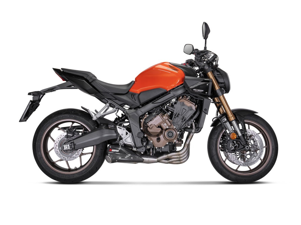 Akrapovic Underbelly 4-1 Full System - Road Legal – Honda CB650R Neo Sports Café 2019–2026 / Honda CBR650R 2019–2026
