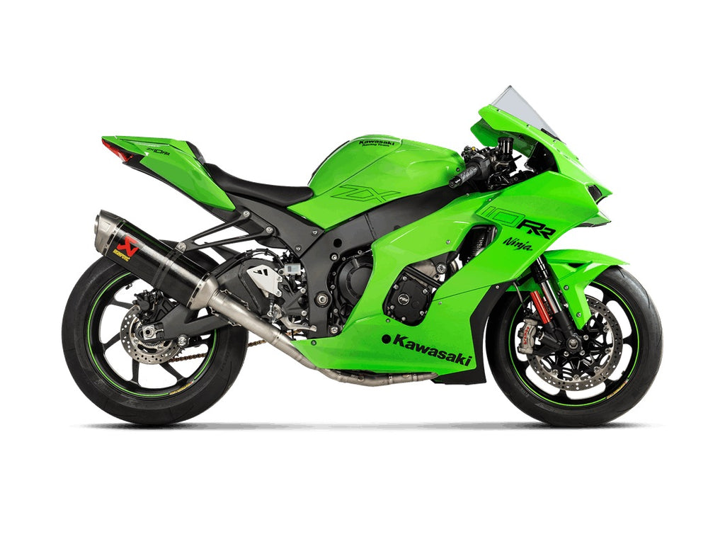 Akrapovic Carbon Silencer Titanium Evolution Full System - Race – Kawasaki ZX-10R / RR 2021–2025