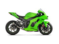 Akrapovic Full System (Black Titanium Silencer & Header) - Race (Optional Baffle Available) – Kawasaki ZX-10R / RR 2021–2025