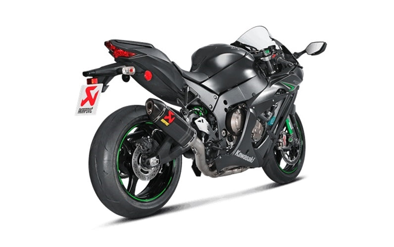 Akrapovic Carbon Silencer Titanium Evolution 4-2-1 Complete System - Race Removable Baffle – Kawasaki ZX-10R / RR 2016–2020