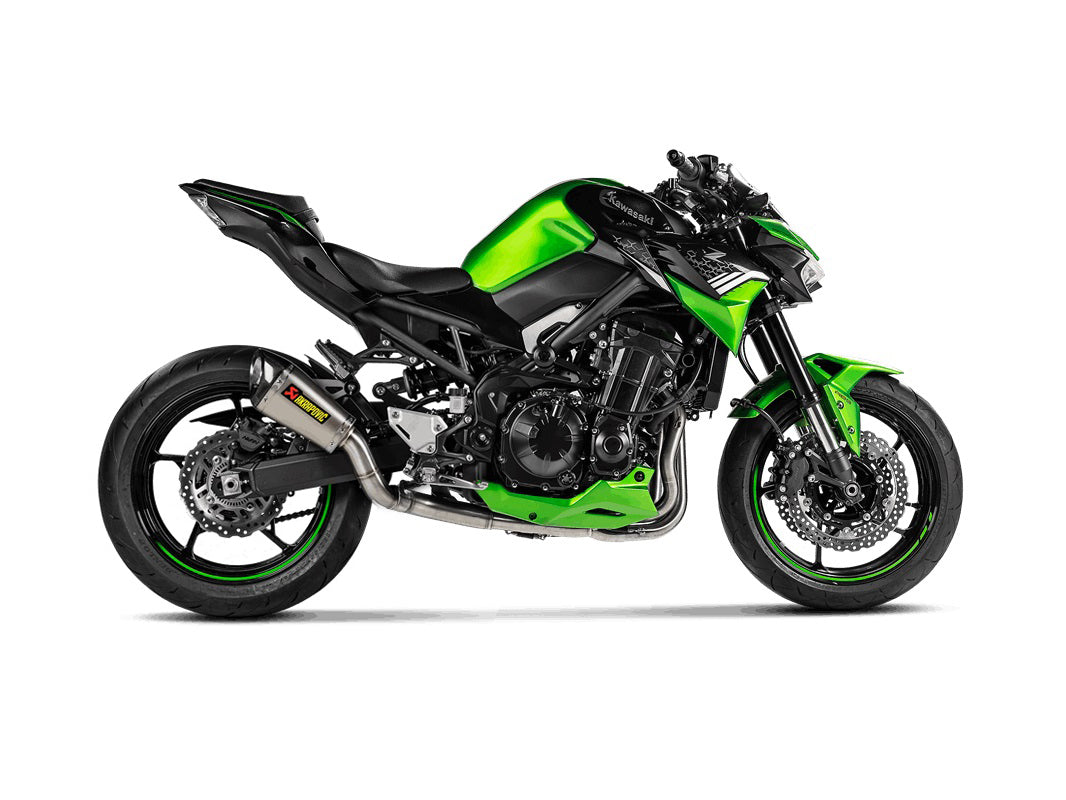 Akrapovic Full System (Titanium Silencer & Stainless Header) - Race – Kawasaki Z900 2020–2024