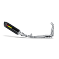Akrapovic Carbon Silencer Complete Stainless 4-2-1 Conical System (Cannot Be Used With Panniers) Hexagonal - Race Removable Baffle – Kawasaki Z1000 2014–2022