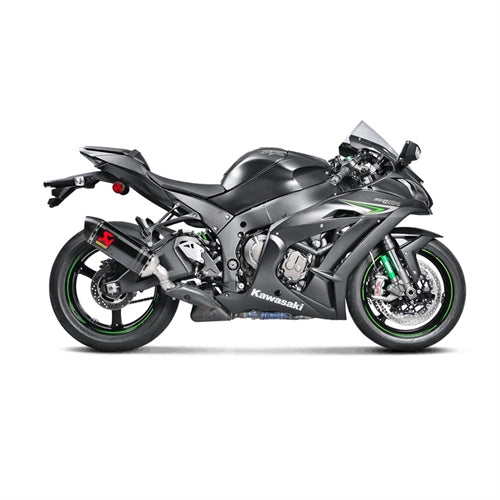 Akrapovic Carbon Silencer Slip-On Kit - Road Legal – Kawasaki ZX-10R / RR 2016–2020