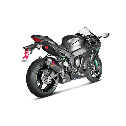 Akrapovic Carbon Silencer Slip-On Kit - Road Legal – Kawasaki ZX-10R / RR 2016–2020
