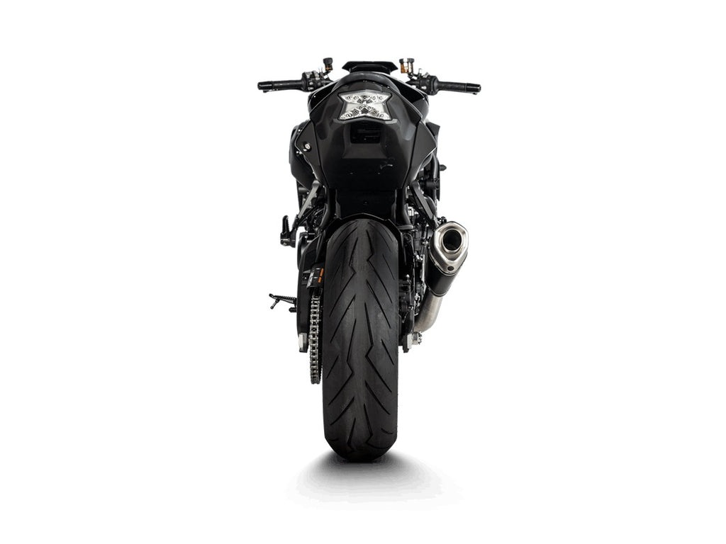 Akrapovic Black Titanium Silencer Slip-On Kit - ASZ Style - Race (Optional Baffle Available) – Kawasaki Z H2 (1000cc) 2020–2026