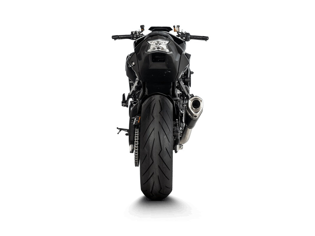 Akrapovic Black Titanium Silencer Slip-On Kit - ASZ Style - Race (Optional Baffle Available) – Kawasaki Z H2 (1000cc) 2020–2026