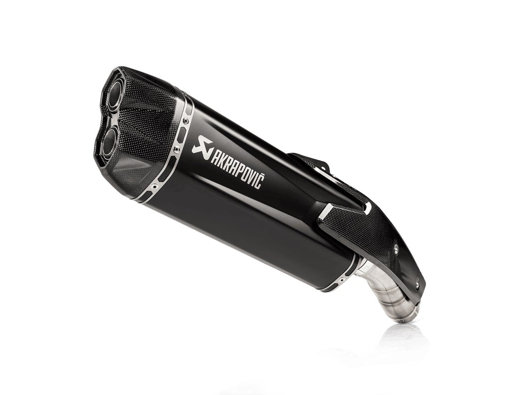 Akrapovic Black Titanium Silencer Slip-On Kit  - Road Legal – Kawasaki Z H2 (1000cc) 2020–2025
