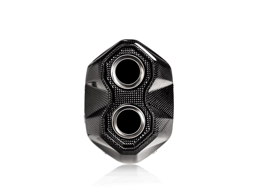 Akrapovic Black Titanium Silencer Slip-On Kit  - Road Legal – Kawasaki Z H2 (1000cc) 2020–2025