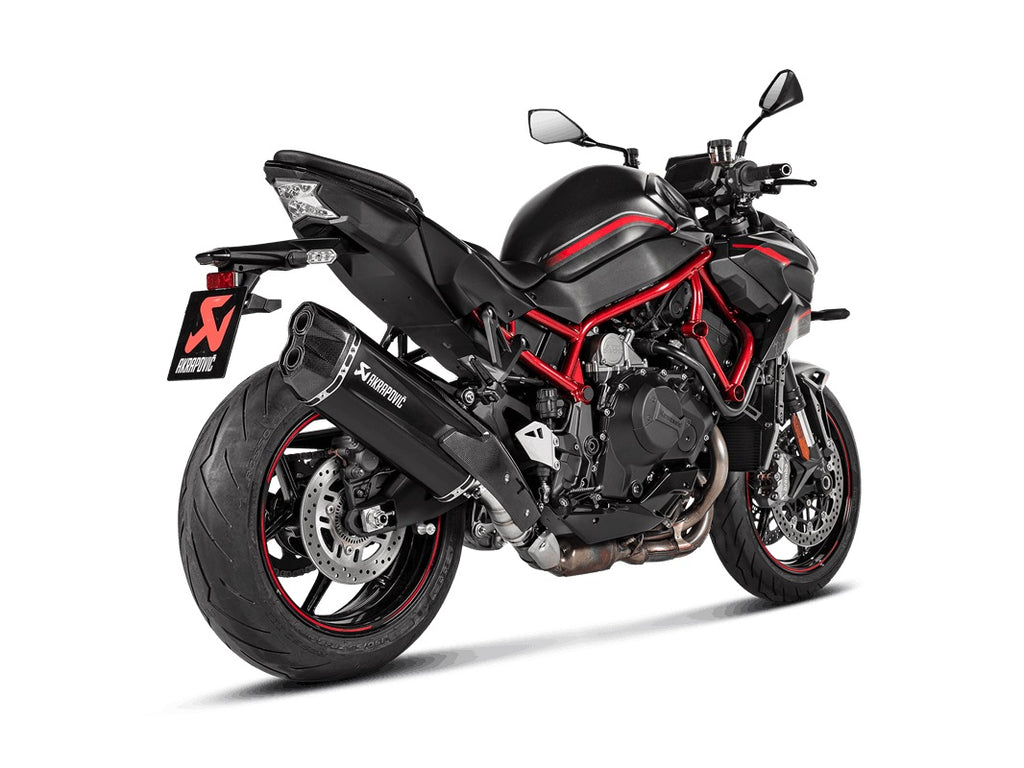 Akrapovic Black Titanium Silencer Slip-On Kit  - Road Legal – Kawasaki Z H2 (1000cc) 2020–2025