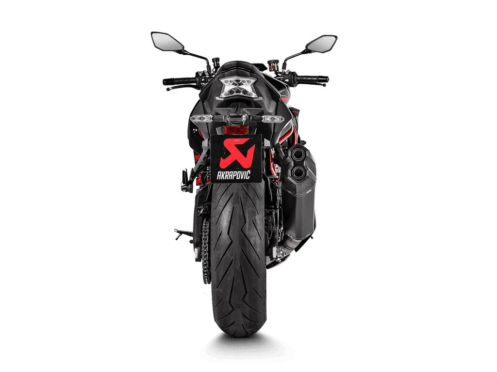 Akrapovic Black Titanium Silencer Slip-On Kit  - Road Legal – Kawasaki Z H2 (1000cc) 2020–2025