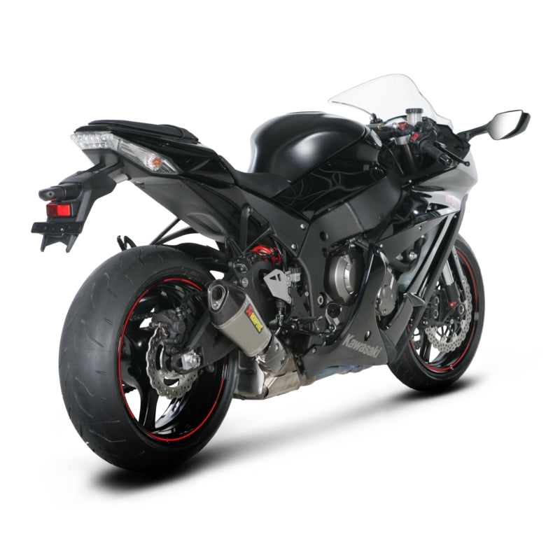 Akrapovic Titanium Silencer Slip-On Kit (To OE headers) - Road Legal Removable Baffle – Kawasaki ZX-10R 2011–2015