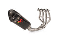 Akrapovic Full System (Carbon Silencer & Stainless Headers) - Race – Kawasaki ZX-4R / RR 2023–2026