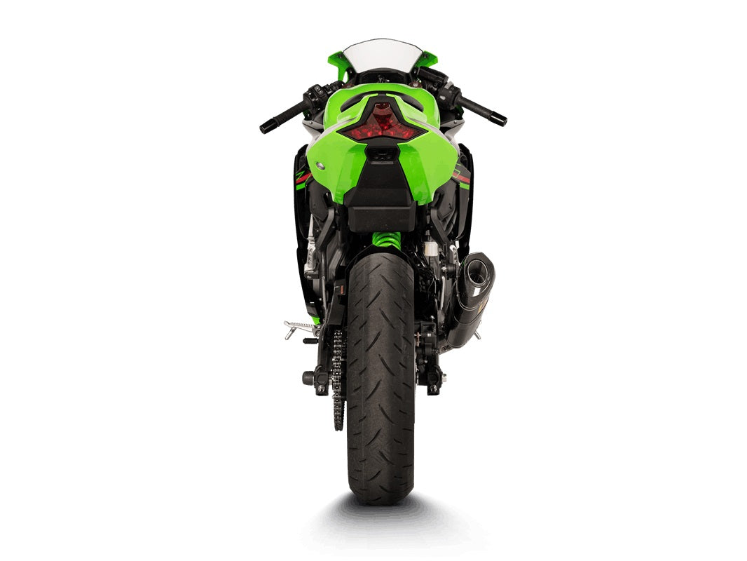 Akrapovic Full System (Carbon Silencer & Stainless Headers) - Race – Kawasaki ZX-4R / RR 2023–2026