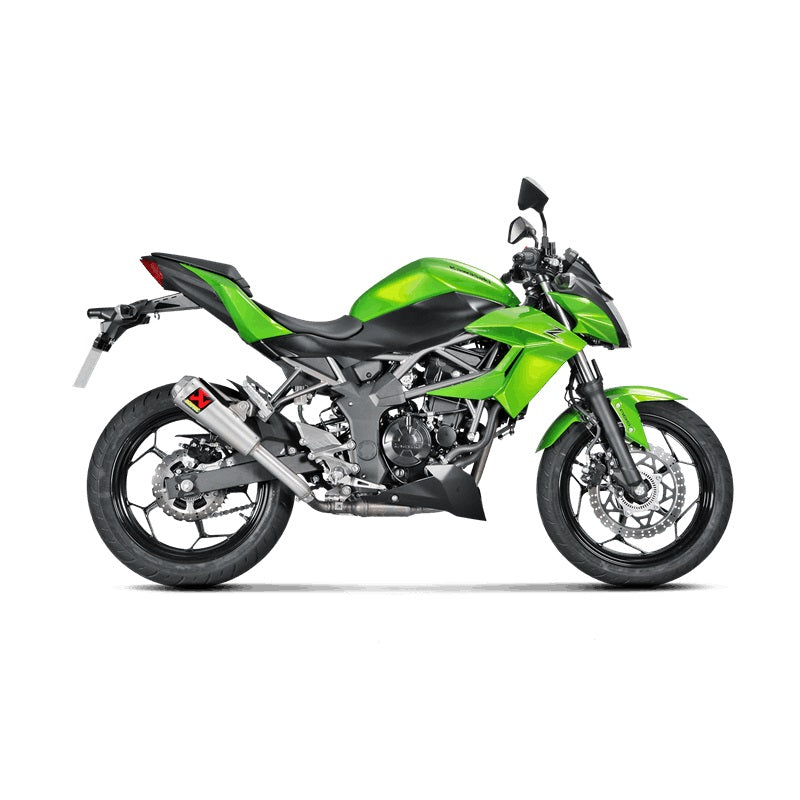 Akrapovic Titanium Silencer Slip-On Kit - Race – Kawasaki Ninja 125 2019–2025 / Kawasaki Ninja 250 SL 2015–2023