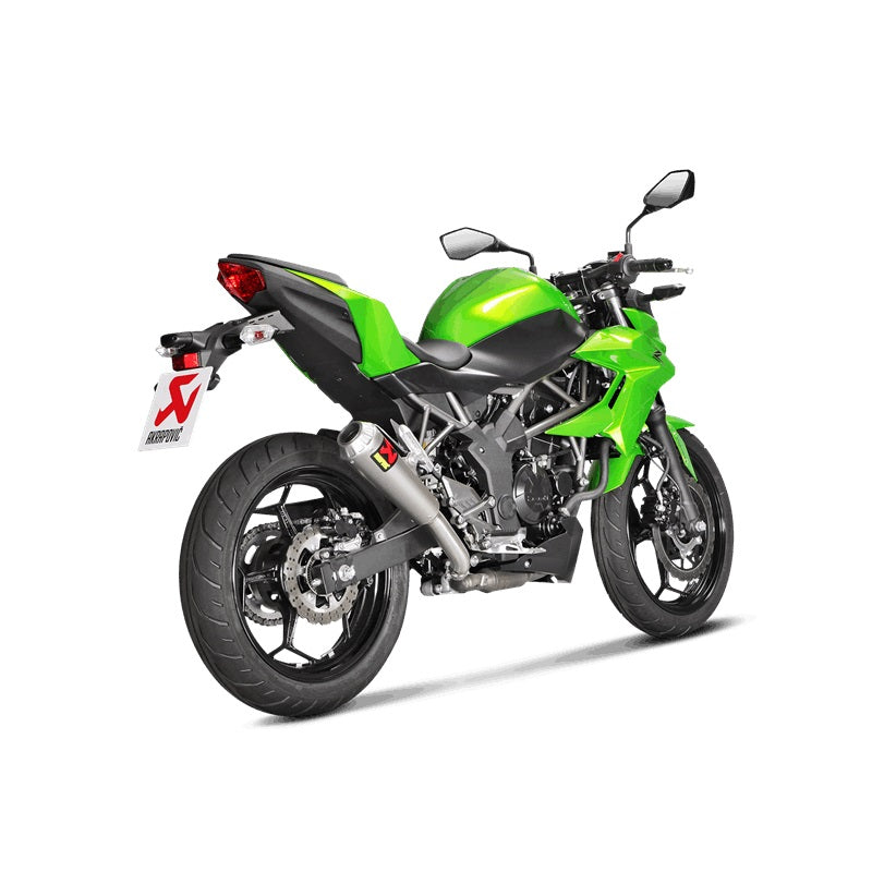 Akrapovic Titanium Silencer Slip-On Kit - Race – Kawasaki Ninja 125 2019–2025 / Kawasaki Ninja 250 SL 2015–2023