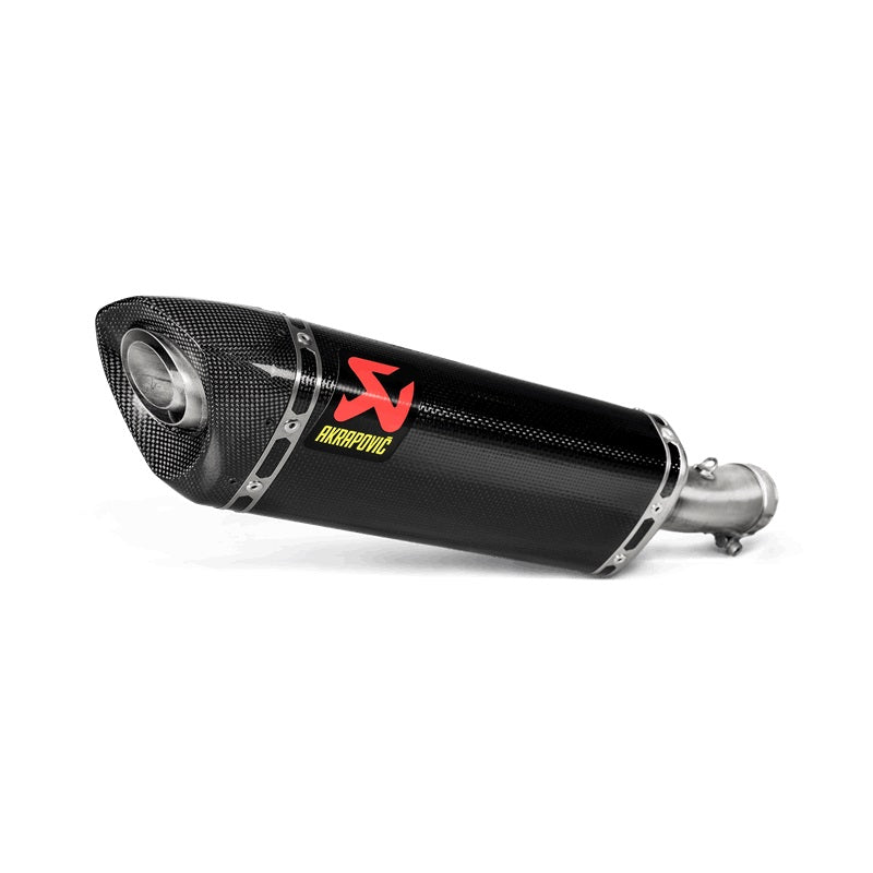 Akrapovic Carbon Silencer Slip-On Kit - Hexagonal - Race Removable Baffle – Kawasaki Ninja 400 2018–2023 / Kawasaki Ninja 500 2024–2026