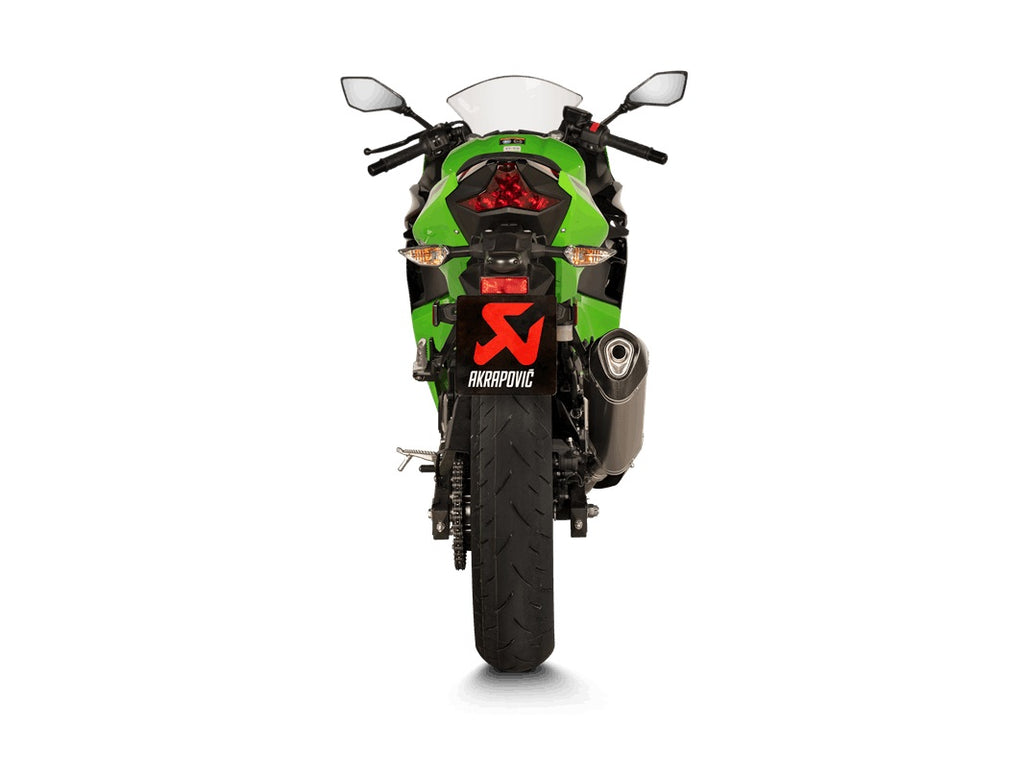 Akrapovic Titanium Silencer Slip-On Kit - Hexagonal - Road Legal – Kawasaki Ninja 400 2018–2023