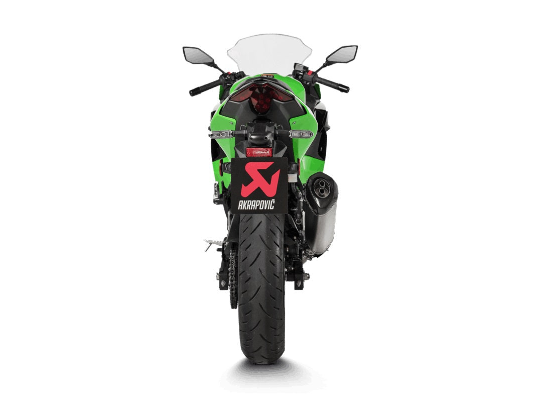 Akrapovic Titanium Silencer Slip-On Kit - Road Legal – Kawasaki Ninja 500 2024–2025