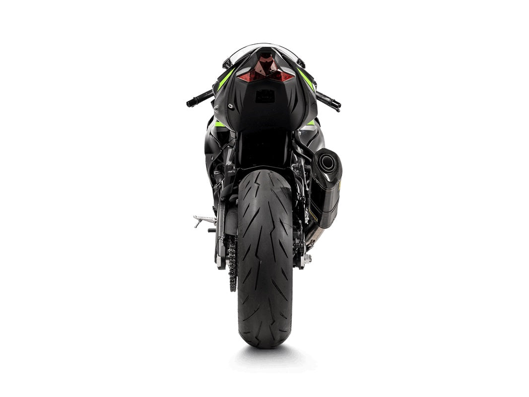Akrapovic Carbon Silencer Complete Stainless 4-2-1 System - Race Removable Baffle – Kawasaki ZX-6R 2009–2012 / Kawasaki ZX-6R 2013–2018 / …