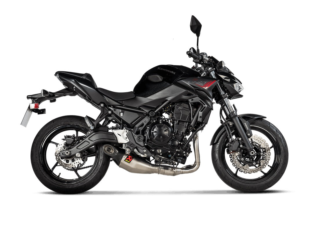 Akrapovic Titanium Silencer Complete Stainless 2-1 System - Road Legal – Kawasaki Ninja 650 2021–2026 / Kawasaki Z650 2021–2026