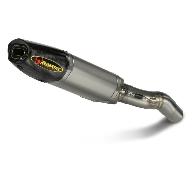 Akrapovic Titanium Silencer Slip-On Kit  (With Carbon Outlet Cap) - Road Legal Removable Baffle – Kawasaki ZX-6R 2007–2008