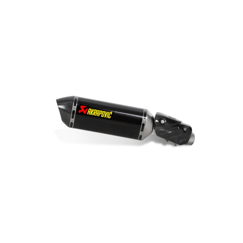 Akrapovic Carbon Silencer Slip-On Kit - Road Legal Removable Baffle – Kawasaki ZX-6R 2013–2018
