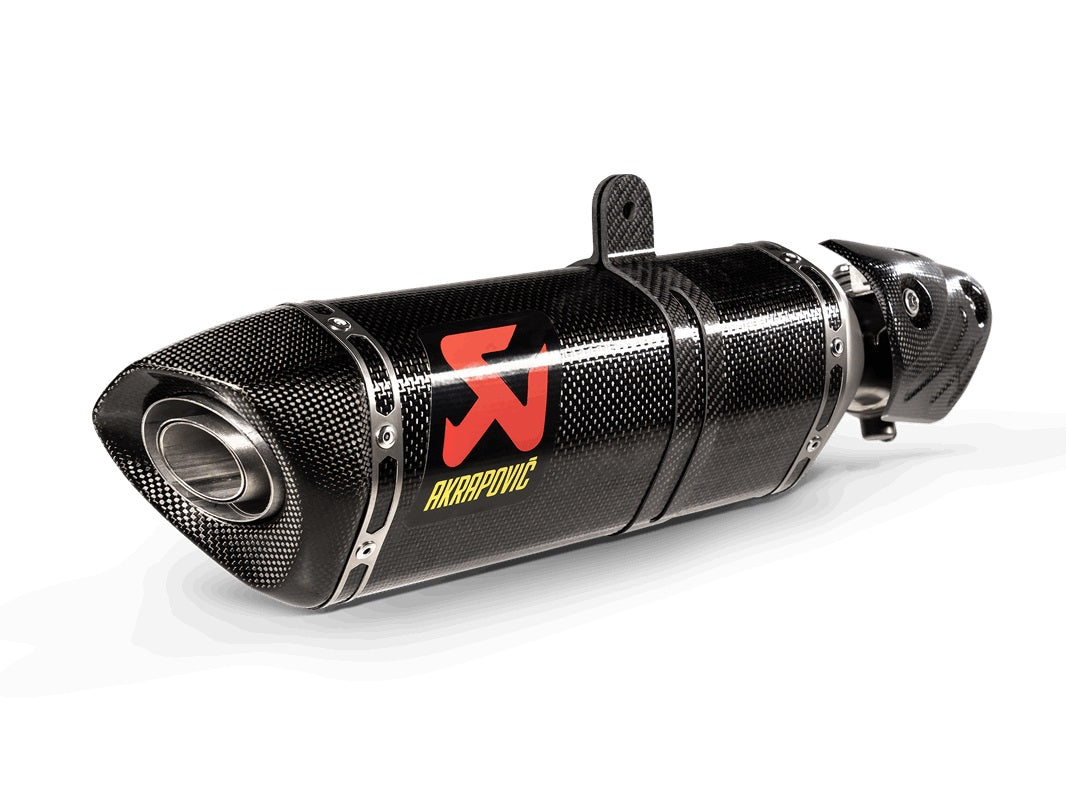Akrapovic Carbon Silencer Slip-On Kit - Road Legal – Kawasaki ZX-6R 2013–2018 / Kawasaki ZX-6R 2019–2022 / …